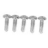 200 Pcs Round Head Self Drilling Screw 304 Stainless Steel 4.8x16mm Drill Screws for DIY Crafts