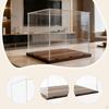 Acrylic Display Case Figures Storage Box Collection with Base Dustproof Installation