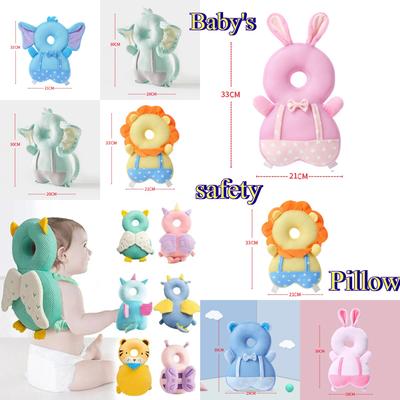 Baby Head Protection Helmet Safety Pad Angel Cartoon Anti-collision Back Cushion Soft Safety Pillow