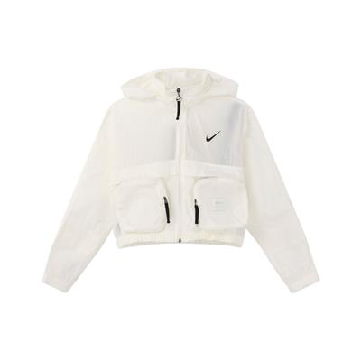 Loose-Fit Water-Repellent Cropped Jacket Women Jackets Sail-White DV8035-133