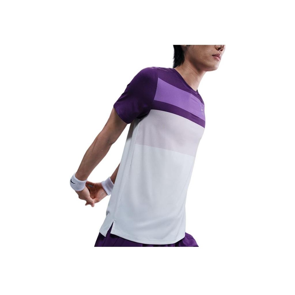Nike Color Block Round Neck Slim Fit T-Shirt Men Tops FZ9846-507
