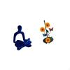 Abstract Figurine Sculpture Versatile Desktop Ornament Art Thinker Statue Collection Non Slip