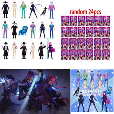 1-24 Stück/Set Kpop Dämonenjäger Actionfigur Spielzeug Derpys Tiger Rumi Mira Zoey Sussy Figur Puppe Für Fans Geschenk Kriegerpuppen