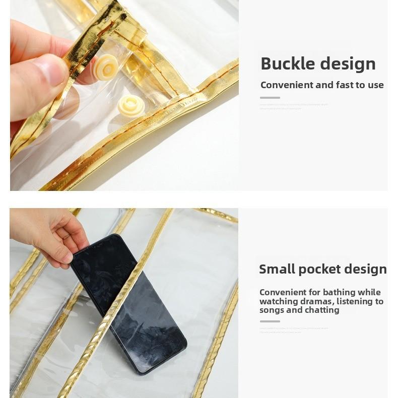 Home Bathroom Waterproof Wall Mounted Bathroom Dormitory Clothes Storage Bag