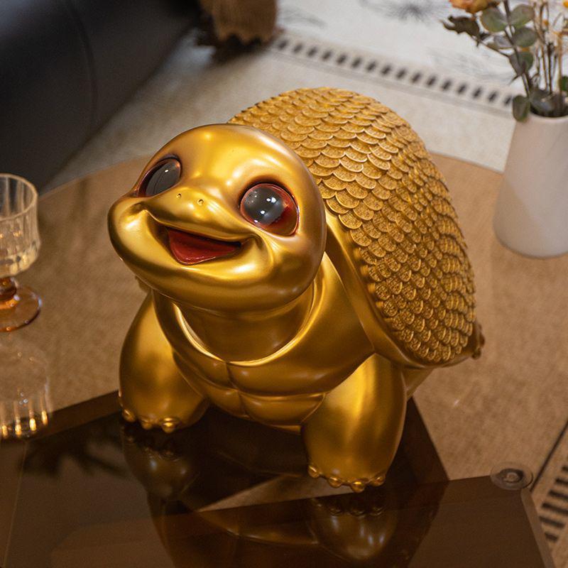 Creative Turtle Money Jar: Large Capacity Savings Ornament for Home