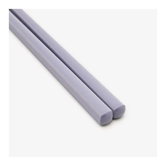 Afternoon Tea Living Chopsticks JE62 Wakasa-nuri Antibacterial Meguri Chopsticks Purple Natural Wood Antibacterial Process Dishwasher Safe 23cm