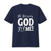 No Worries God Got Me African American Christian Quote T Shirt Vintage Washed Casual Breathable Soft Fashion Stylish Versatile