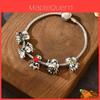Halloween Skelett Kürbis Anhänger Armband für Kinder und Jugendliche