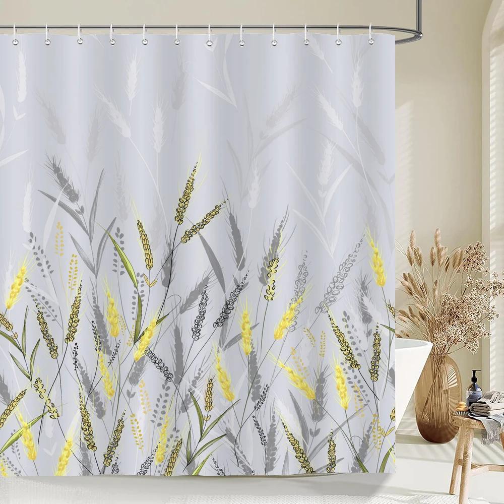 Dandelion Natural Flowers Shower Curtains Waterproof Bathroom Curtain Bath Curtain High Quality With Hooks Shower Curtain