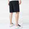 Anta Training Series Solid Color Logo Mid Waist Straight Leg Five Point Shorts Men Shorts Black 152327318-2