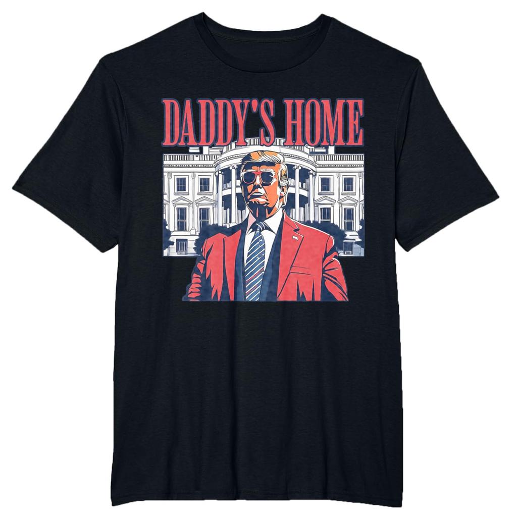 Men's Fashion Casual Printed T-shirt Crewneck Pullover Short Sleeve Top