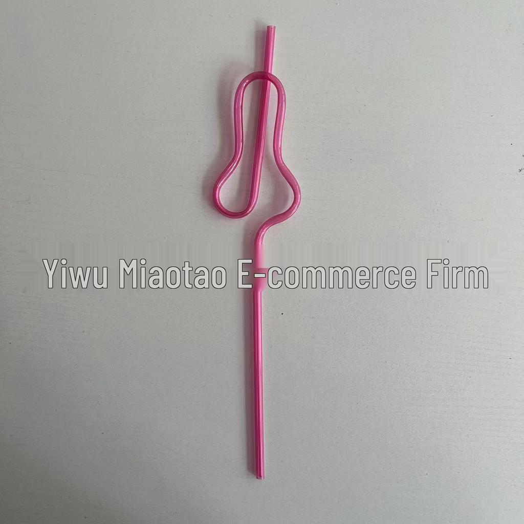 Eco-friendly PETG Crystal Shaped Straws - Creative, Cute, Disposable Party Tubes