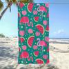 Sommerparadies Flamingo Wassermelone Tropisches Handtuch, Schnelltrocknende Mikrofaser für Strand-Pool-Spaß