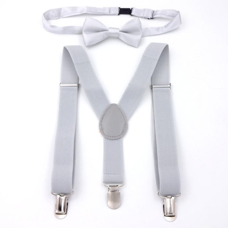 Kinder Mode Hosenträger Set: Trendige Hosenträger und Fliege für Kinderaufführungen