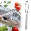 Fish Scales Scraping Tool Portable Fishing Scale Brush Scale Removal Tools Double-Row Teeth Fish Peeler Scaler Fish Scraper Tool