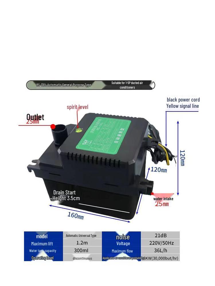 Rensheng Silent Condensate Lift Pump for Air Conditioners