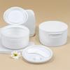 50G Širokohrdlá láhev s odklápěcím víčkem v balení, Nádobka na zubní prášek, Nádobka na odličovací krém, Nádobka na vatové tampony