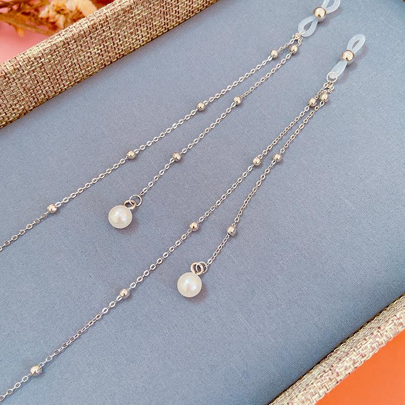 Pearl tassel glasses chain, sunglasses glasses neck chain with women s bead chain casual glasses chain