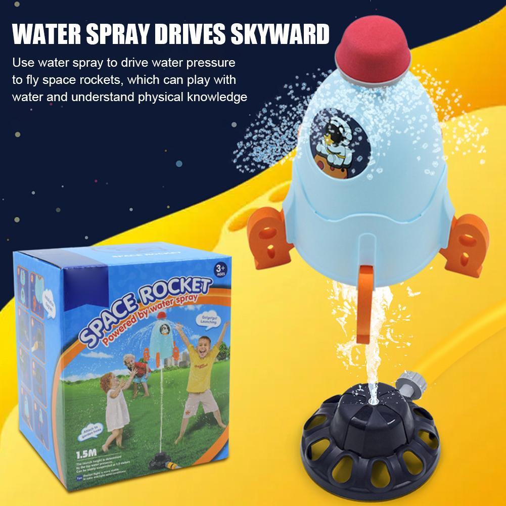 Rocket Launcher Toy Outdoor Water Sprinkler Garden Lawn Water Sprinkler Spray Garden Sprinkler Irrigation Rocket Toys