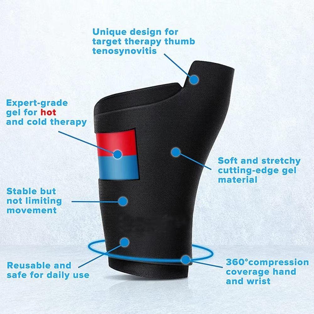 Reusable Wrist Ice Pack Hot & Cold Therapy Hand Compress Pack NEW Gel Palm Protector  Carpal Tunnel
