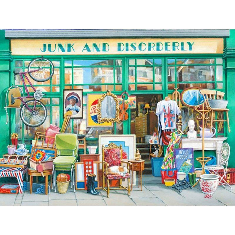 Full Round Diamond Streetside Shop Mosaic Art Diamond Embroidery Picture Rhinestones Cross Stitch Home Decor