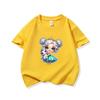 Kids Cotton T Shirt Crowned Princess Girl With Pastel Unicorn Print Crew Neck Short Sleeve Tee Casual Boys Girls Summer Tops