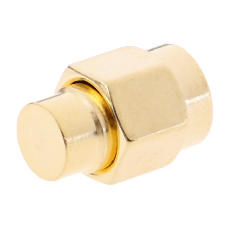 2Pcs 2W 6Ghz 50 Ohm Sma Male Rf Coaxial Termination Dummy Load Gold Plated Cap