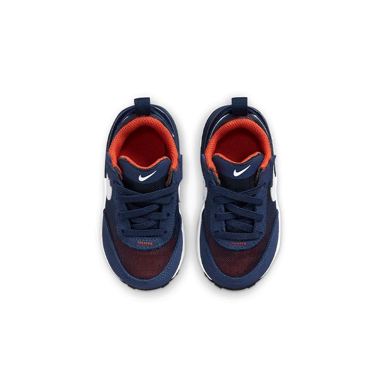 Nike Waffle One TD Toddler Midnight Navy Orange Melon Tint White DC0479-401