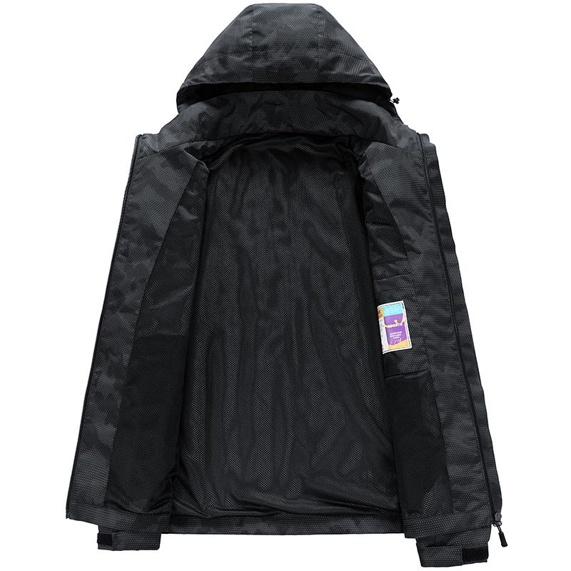 Softshell Windbreaker Men Waterproof Jacket Autumn Spring Outdoor Hooded Coat Sports Hiking Camping Coats Lightweight Jackets