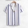 Summer New Men's Casual Beach Printed Short-sleeved Versatile Fashion Shirt