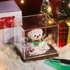 3D Christmas Snowman Figurines Calendar Art Home Decoration Sculpture Notepad Desk Bear Paper Calendar Memo Pad Notes Gifts