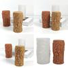 Cylindrical Scened Candle Molds Castings Molds Flowers Silicone Moulds Plasters Molds Ornament Molds Candle Making Molds