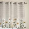 Vintage Background Flowers Window Curtain Living Room Luxury Valance Curtain for Bedroom Home Kitchen Decor Curtain