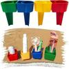 Sand Stake Beach Cup Holder Phone Pocket Sand Drink Stand Sunbathing Beach Organizer  Outdoor