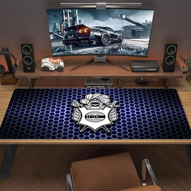 Gimnasia de La Plata Color Mouse Pad Large Gaming Table Cushion Non-slip Laptop Tablet Big Mousepad XXL Mat Mini PC Playmat With Lock edge