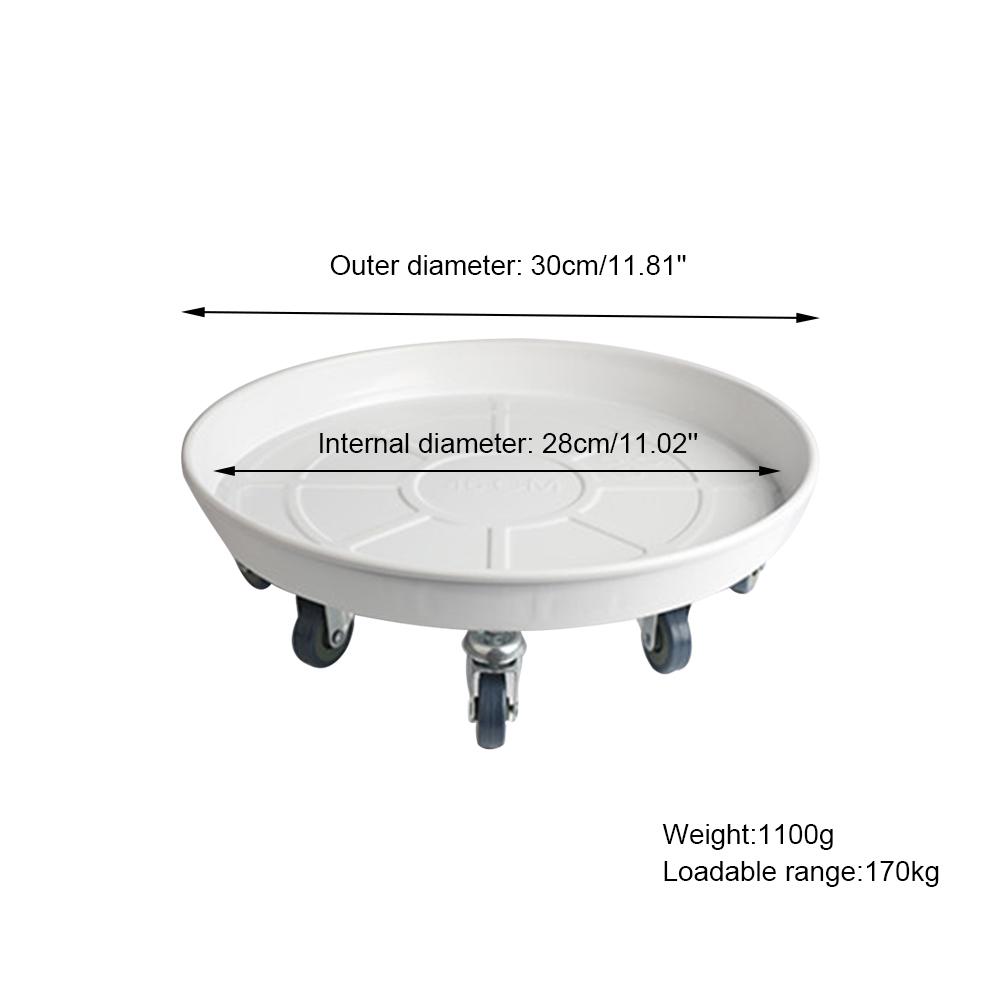 Blumen Pflanztopf Untersetzer mit Rädern Schwerer Pflanzkübel Blumentopf Beweger Rollwagen Platte Ständer Halter Metall Blumentopf Beweger Gartengerät