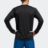 Adidas Training Fitness Casual Sports Crew Neck Logo Gym Shirt Men Tops Black DQ2846