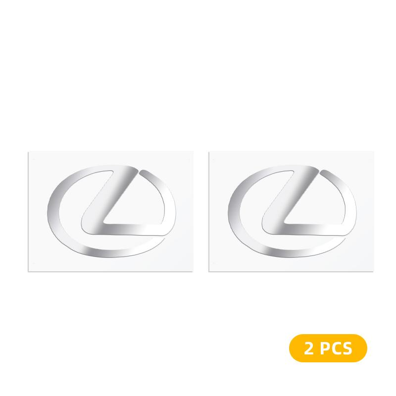 

3D Metal Car Emblem Logo Decorative Stickers Badge Decal Interior Styling For Lexus RX330 IS250 ES300h UX GX470 LX570 LS430