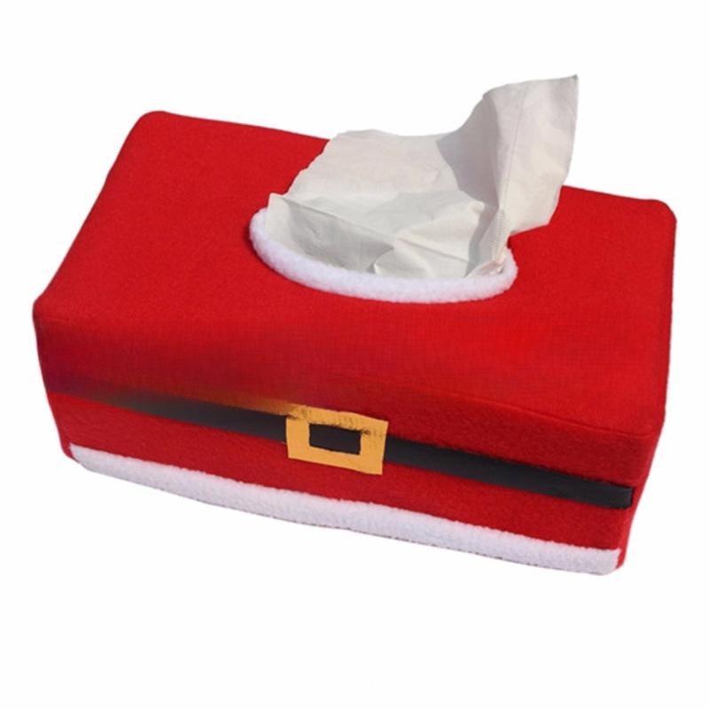 

2025 Merry Christmas tissue box cover Christmas home decoration Creative napkin holder