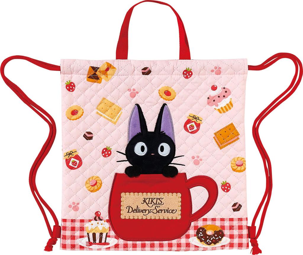 Marushin Gym Clothes Bag Knapsack Drawstring Bag Ghibli Delivery Service Jiji H35 X W35cm Sweets Jiji Kindergarten School Boys Girls 1025001600 Kiki's