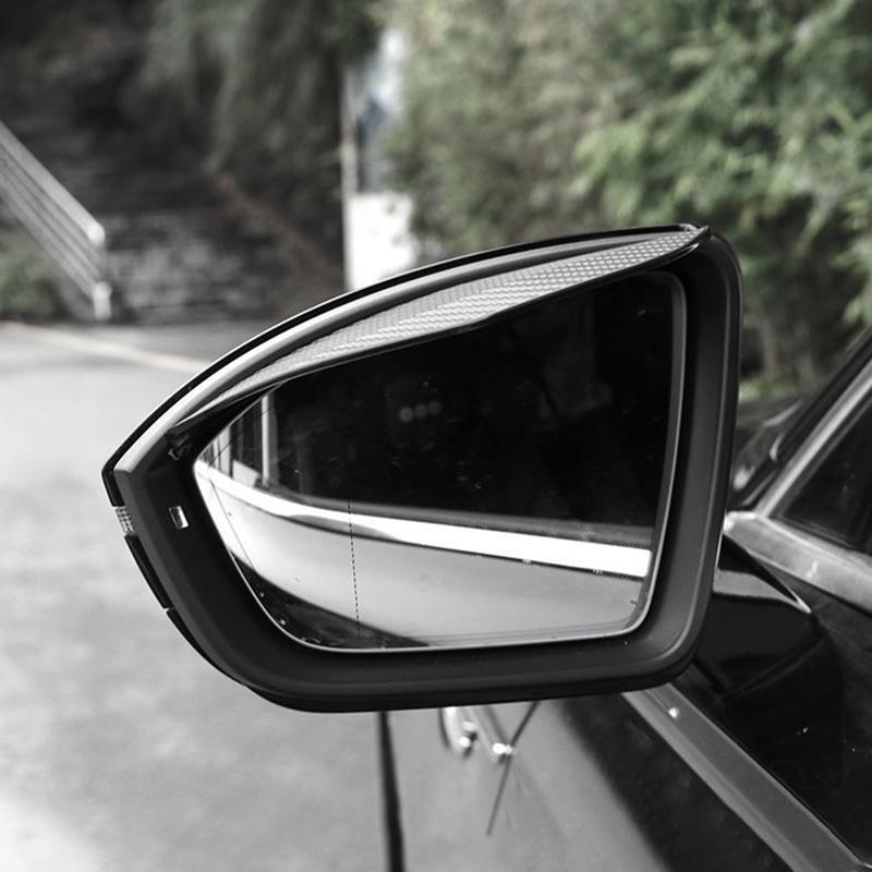 2 buc auto oglindă retrovizoare ploaie sprâncene vizor din fibră de carbon mașina retrovizoare laterală zăpadă parasolar ploaie acoperire accesorii oglindă auto