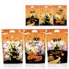 Composite Film Halloween Treat Bags Resealable Zipper Resealable Food Bags  Cookie Packaging