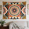 A Stylish Tapestry, Geometric Tribal Motif,perfect for Sprucing up Wall Decor in Homes, Dorms and Bedrooms.