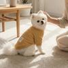 Solid Color Dog Knitting Sweater Cozy Pet Pullover Fashionable Cat Vest  Autumn Winter Season