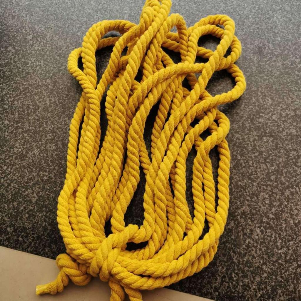 5mm Handmade Cotton Rope for DIY Weaving, Tapestry, Decoration, Binding, Hat Rope, and Drawstrings.