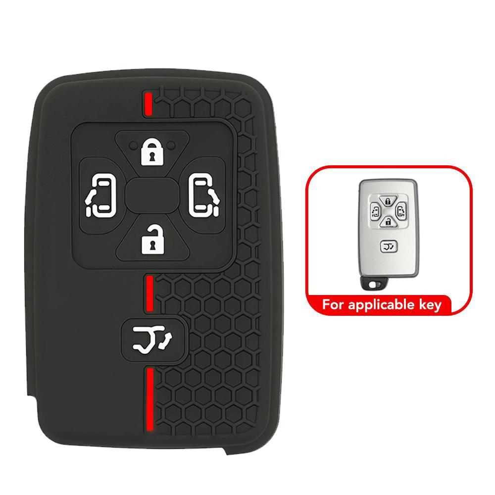 Silicone Car Key Cover Case Skin Protector For Toyota Noah Tarago Mark X Yaris Estima Rav4 Voxy Corolla