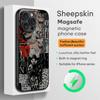 Death Note Classic Japan Anime Phone Case For iPhone 17 16 15 14 13 12 11 Plus Pro Max  High-end Luxury Magsafe Sheepskin