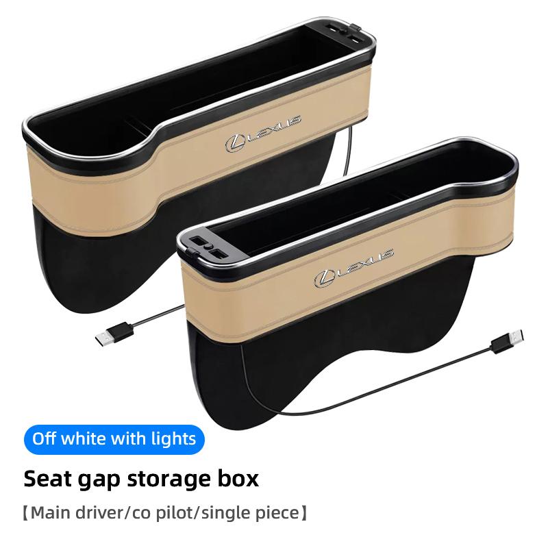 lexus Car Interior Atmosphere Light Storage Box Seat Gap Boxs For Lexus F SPORT ES RX NX LS UX LM LX GX LC RZ IS CT GS RC HS SC
