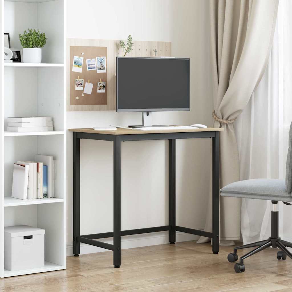 Table Sonoma Oak 100 x 50 x 76.5 cm Engineered Wood and Steel