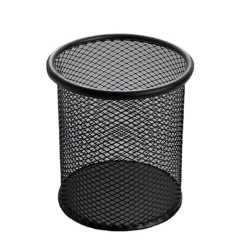 Thickened Metal Pen Holder - Large Capacity Multifunctional Desktop Organizer for Office and Students